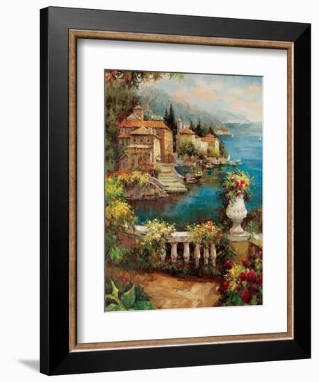 Marina View II-Peter Bell-Framed Art Print