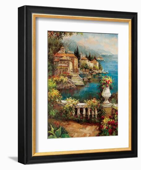 Marina View II-Peter Bell-Framed Art Print