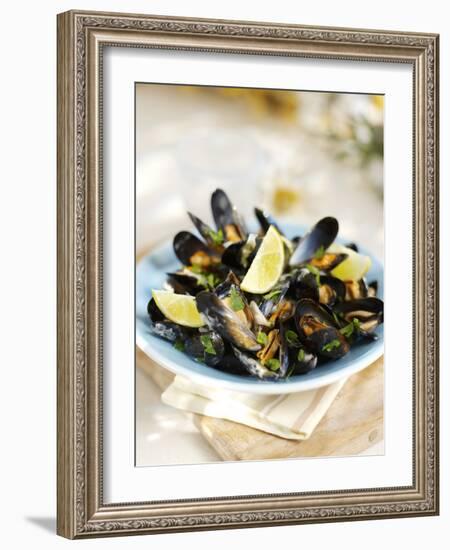 Marinated Mussels-Ian Garlick-Framed Photographic Print