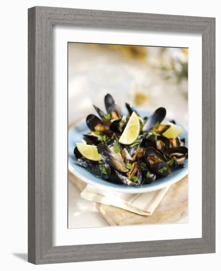 Marinated Mussels-Ian Garlick-Framed Photographic Print