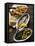 Marinated Sardines, Fried Scampi and Olives-null-Framed Premier Image Canvas