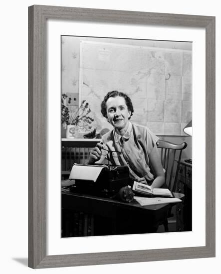 Marine Biologist and Author Rachel Carson-null-Framed Premium Photographic Print
