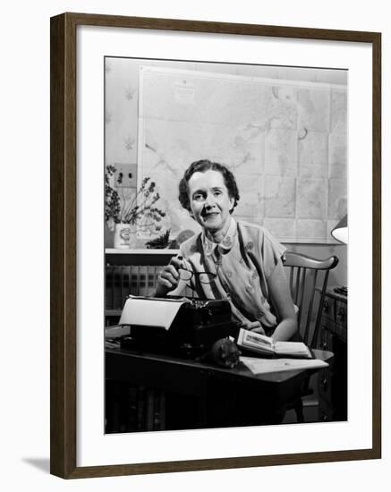 Marine Biologist and Author Rachel Carson-null-Framed Premium Photographic Print