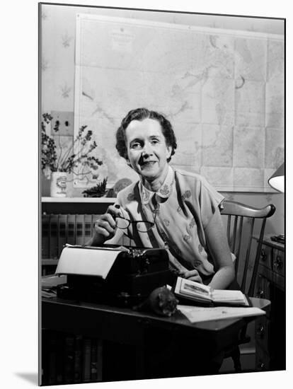 Marine Biologist and Author Rachel Carson-null-Mounted Premium Photographic Print