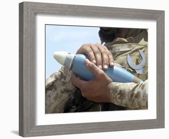 Marine Corps Mortar Training in Djibouti-Stocktrek Images-Framed Photographic Print