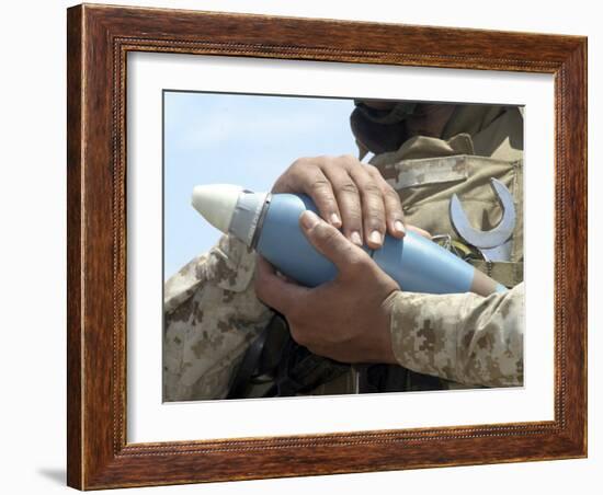 Marine Corps Mortar Training in Djibouti-Stocktrek Images-Framed Photographic Print