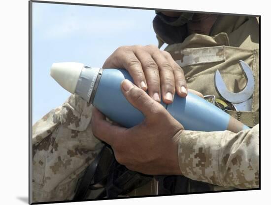 Marine Corps Mortar Training in Djibouti-Stocktrek Images-Mounted Photographic Print