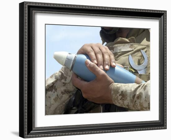 Marine Corps Mortar Training in Djibouti-Stocktrek Images-Framed Photographic Print