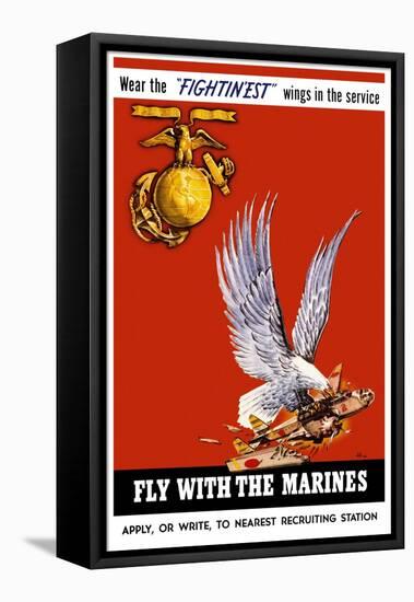 Marine Corps Recruiting Poster-null-Framed Stretched Canvas