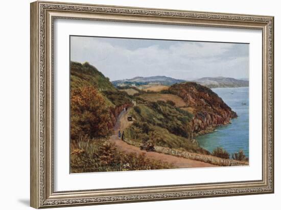 Marine Drive and Bishops Walk, Torquay-Alfred Robert Quinton-Framed Giclee Print