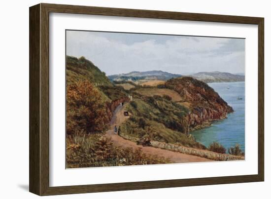 Marine Drive and Bishops Walk, Torquay-Alfred Robert Quinton-Framed Giclee Print