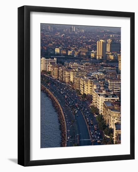 Marine Drive, Mumbai, India-Alain Evrard-Framed Photographic Print