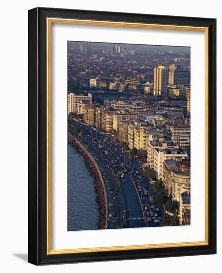 Marine Drive, Mumbai, India-Alain Evrard-Framed Photographic Print