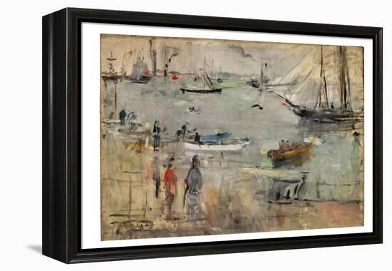 Marine en Angleterre, 1875-Berthe Morisot-Framed Premier Image Canvas