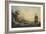 Marine et paysage sur les bords de la Méditérranée-Claude Joseph Vernet-Framed Giclee Print