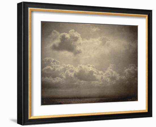 Marine, étude de nuages-Gustave Le Gray-Framed Giclee Print