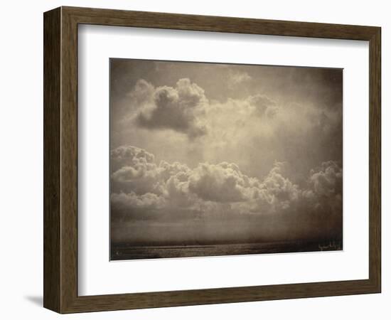 Marine, étude de nuages-Gustave Le Gray-Framed Giclee Print