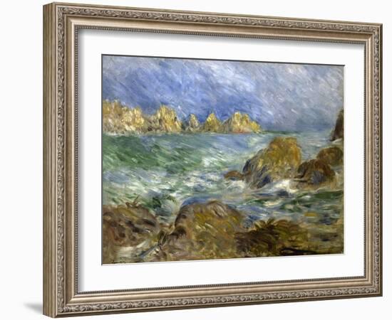 Marine: Guernesey-Pierre-Auguste Renoir-Framed Giclee Print