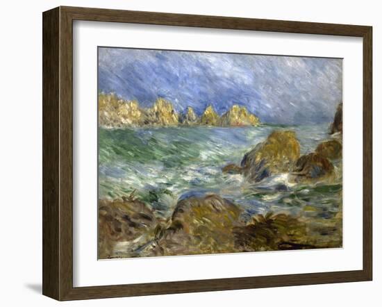 Marine: Guernesey-Pierre-Auguste Renoir-Framed Giclee Print