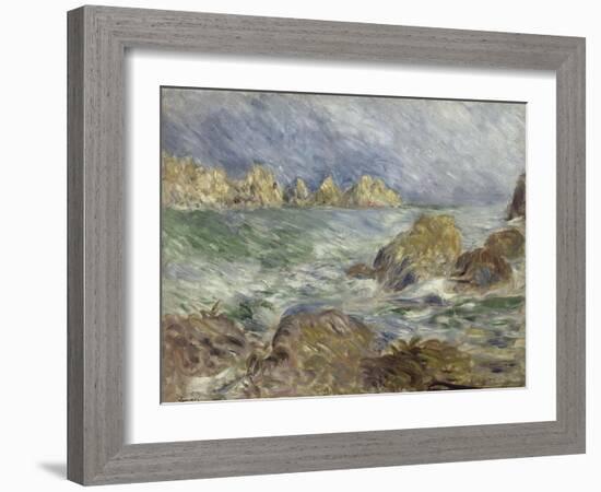 Marine. Guernesey-Pierre-Auguste Renoir-Framed Giclee Print