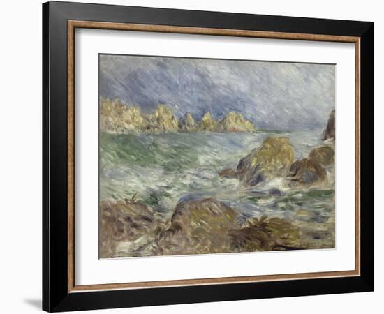 Marine. Guernesey-Pierre-Auguste Renoir-Framed Giclee Print