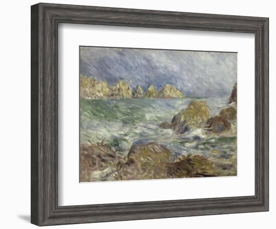 Marine. Guernesey-Pierre-Auguste Renoir-Framed Giclee Print