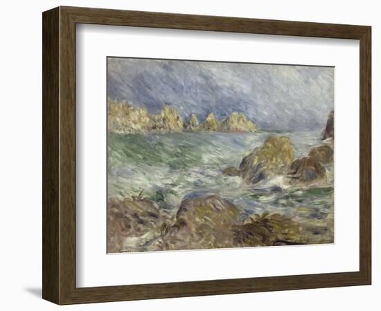 Marine. Guernesey-Pierre-Auguste Renoir-Framed Giclee Print