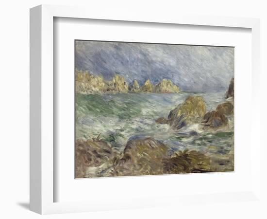 Marine. Guernesey-Pierre-Auguste Renoir-Framed Giclee Print