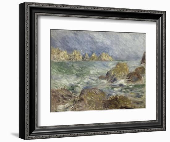 Marine. Guernesey-Pierre-Auguste Renoir-Framed Giclee Print