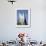 Marine Iguana and Galapagos Mockingbird Atop a Monument, Galapagos Islands, Ecuador-Charles Sleicher-Framed Photographic Print displayed on a wall