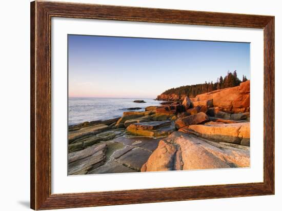 Marine Landscape in Acadia, Park Loop Road, Acadia National Park, Maine-Mircea Costina-Framed Photographic Print