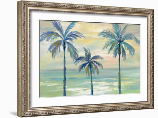 Marine Layer Palms Crop-Silvia Vassileva-Framed Art Print