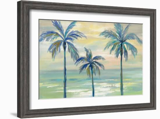 Marine Layer Palms Crop-Silvia Vassileva-Framed Art Print