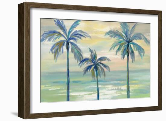 Marine Layer Palms Crop-Silvia Vassileva-Framed Art Print