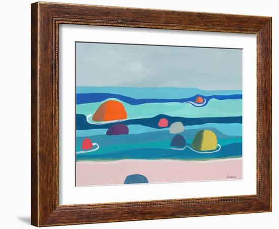 Marine Layers No. 3-Jan Weiss-Framed Art Print