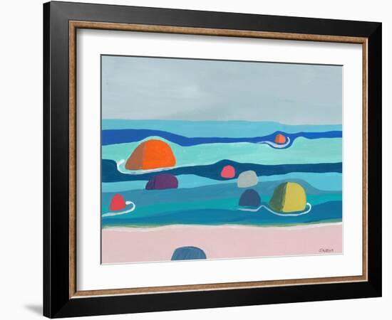 Marine Layers No. 3-Jan Weiss-Framed Art Print