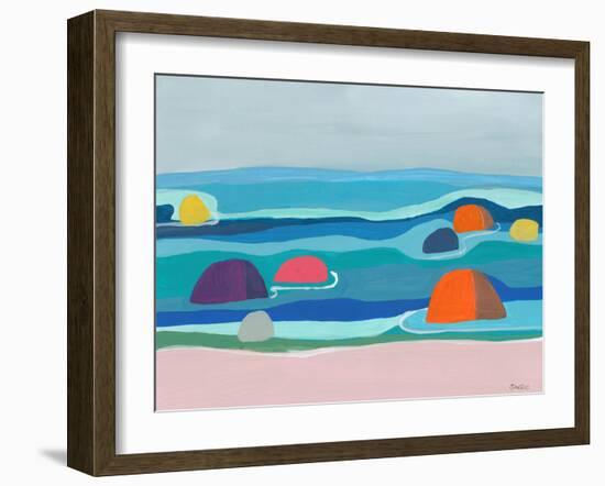 Marine Layers No. 4-Jan Weiss-Framed Art Print