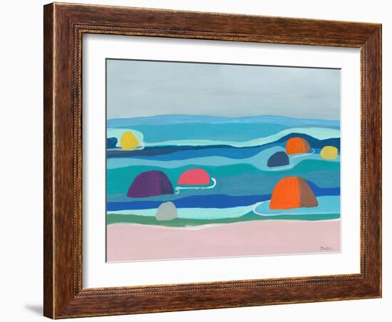 Marine Layers No. 4-Jan Weiss-Framed Art Print