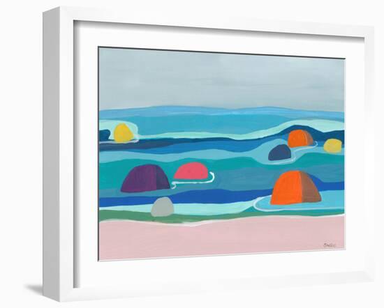 Marine Layers No. 4-Jan Weiss-Framed Art Print