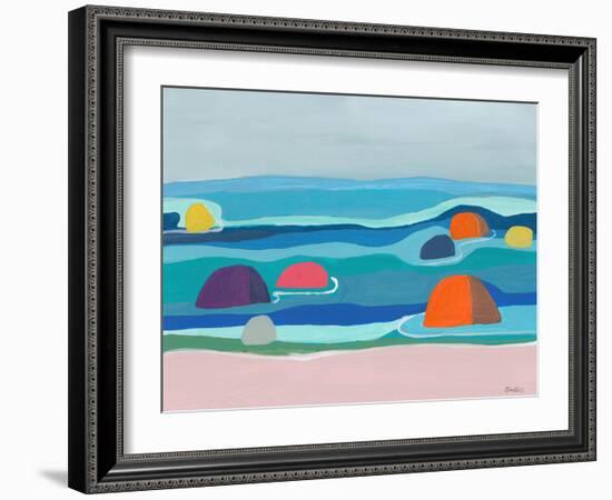 Marine Layers No. 4-Jan Weiss-Framed Art Print