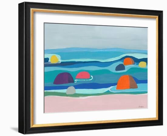 Marine Layers No. 4-Jan Weiss-Framed Art Print