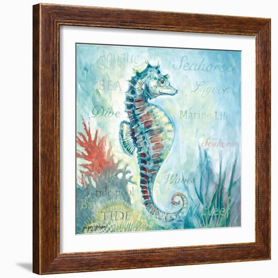 Marine Life Motif I-Gregory Gorham-Framed Art Print