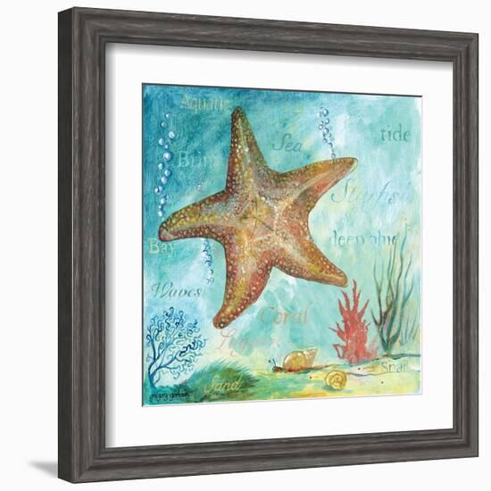 Marine Life Motif II-Gregory Gorham-Framed Art Print