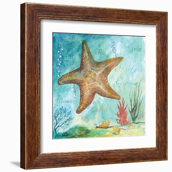 Marine Life Motif II-Gregory Gorham-Framed Art Print