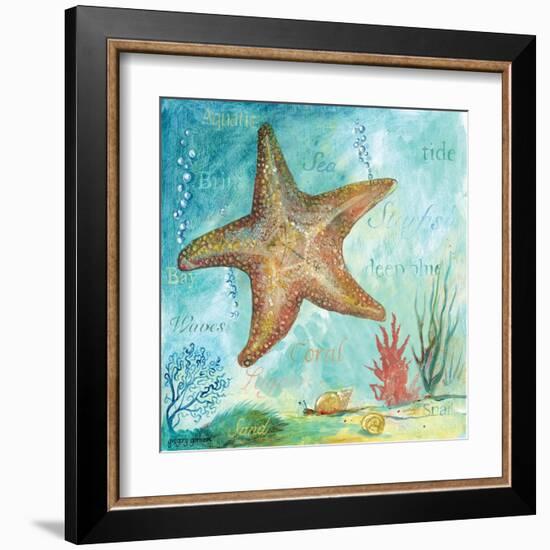 Marine Life Motif II-Gregory Gorham-Framed Art Print