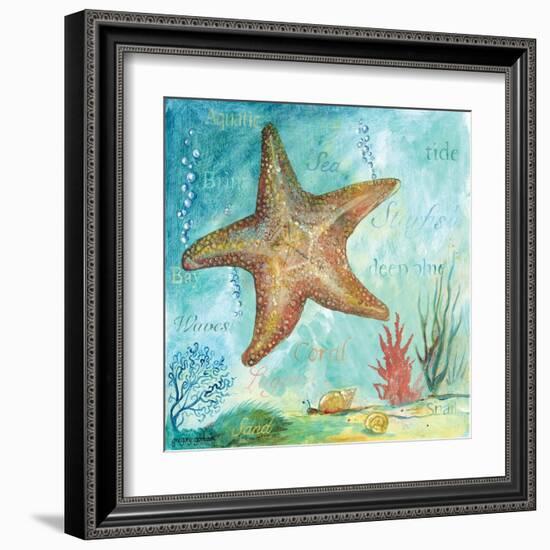 Marine Life Motif II-Gregory Gorham-Framed Art Print