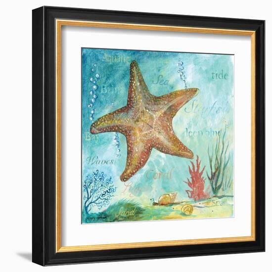 Marine Life Motif II-Gregory Gorham-Framed Art Print