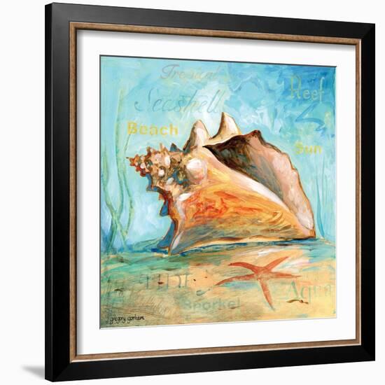 Marine Life Motif III-Gregory Gorham-Framed Art Print