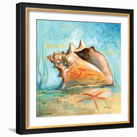 Marine Life Motif III-Gregory Gorham-Framed Art Print