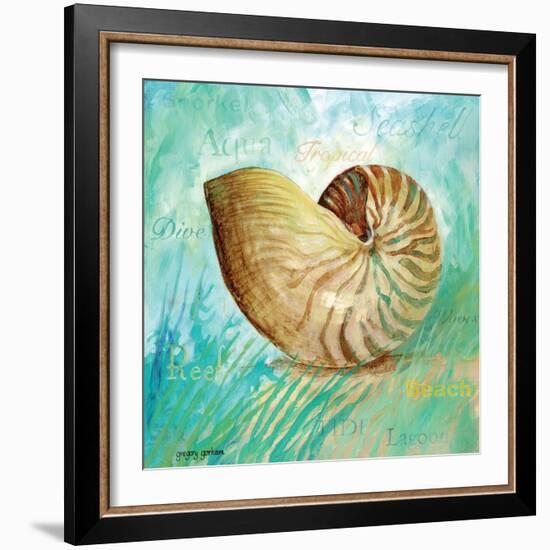 Marine Life Motif IV-Gregory Gorham-Framed Premium Giclee Print